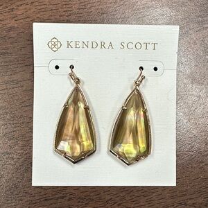 Kendra Scott Iridescent Gold Earrings
